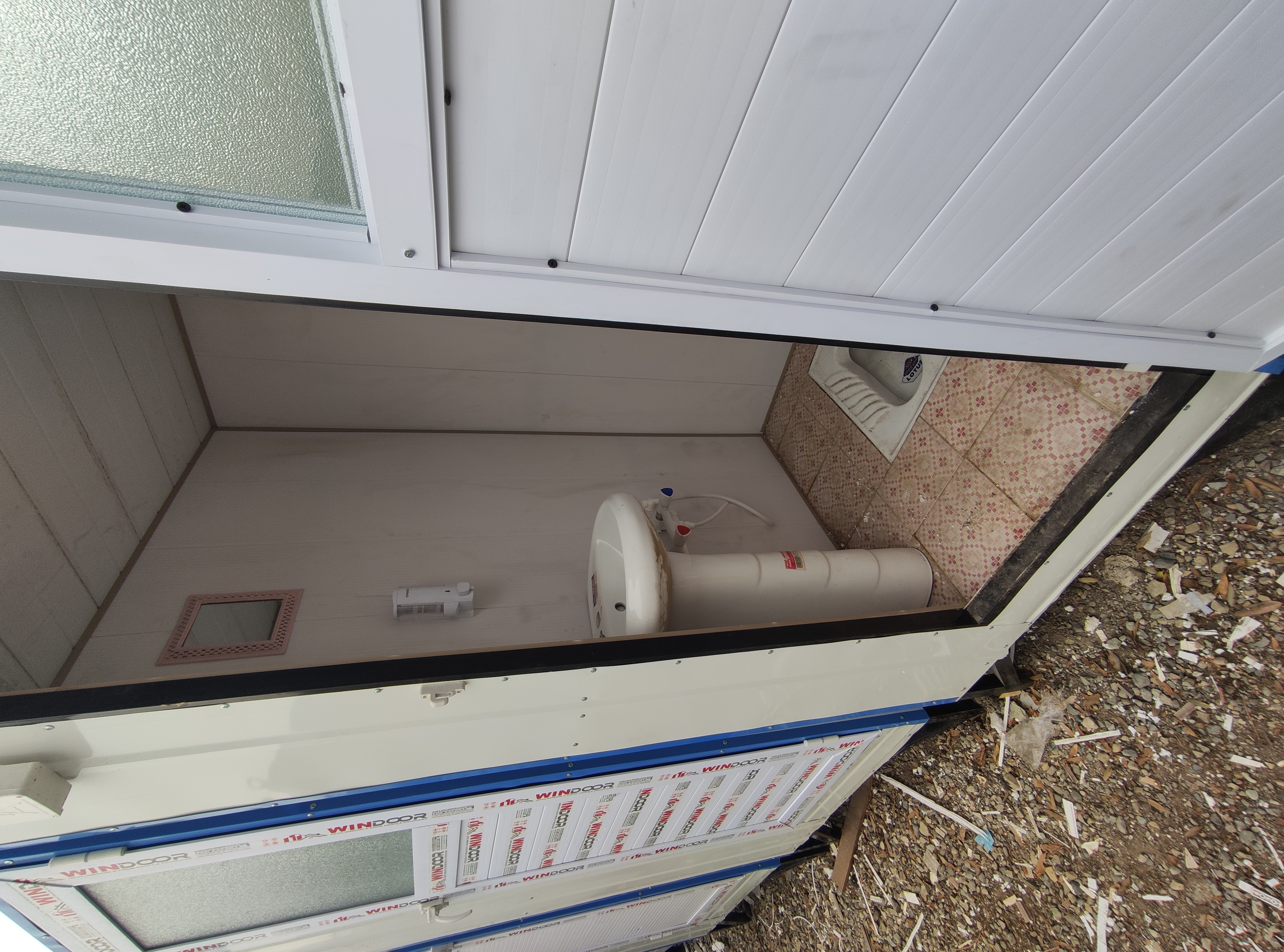 کانکس سرویس بهداشتی فلت تک چشمه